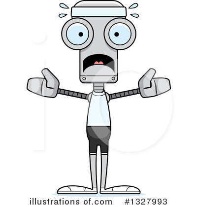 Royalty-Free (RF) Robot Clipart Illustration by Cory Thoman - Stock Sample #1327993