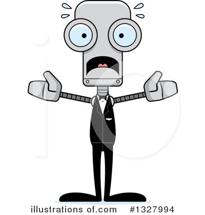 Royalty-Free (RF) Robot Clipart Illustration by Cory Thoman - Stock Sample #1327994