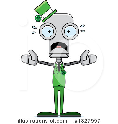 Royalty-Free (RF) Robot Clipart Illustration by Cory Thoman - Stock Sample #1327997