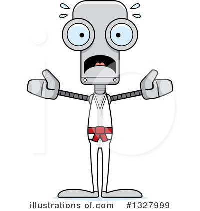 Royalty-Free (RF) Robot Clipart Illustration by Cory Thoman - Stock Sample #1327999