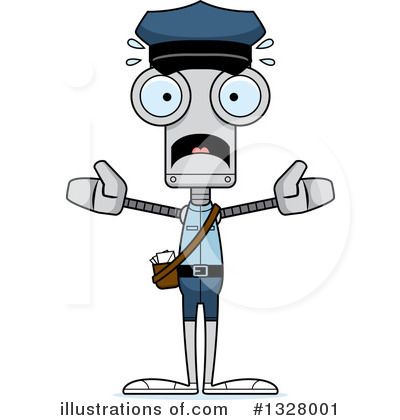 Royalty-Free (RF) Robot Clipart Illustration by Cory Thoman - Stock Sample #1328001