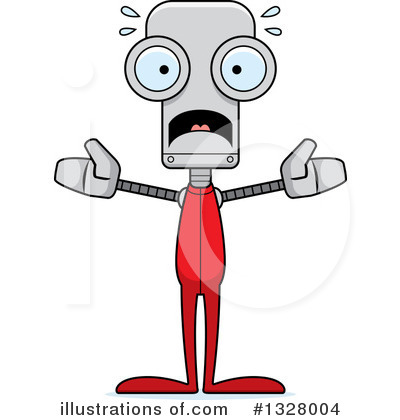 Royalty-Free (RF) Robot Clipart Illustration by Cory Thoman - Stock Sample #1328004