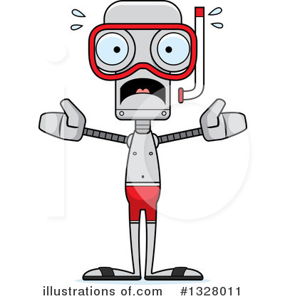 Royalty-Free (RF) Robot Clipart Illustration by Cory Thoman - Stock Sample #1328011