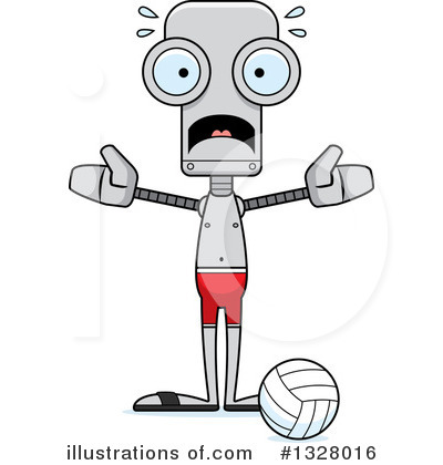 Royalty-Free (RF) Robot Clipart Illustration by Cory Thoman - Stock Sample #1328016