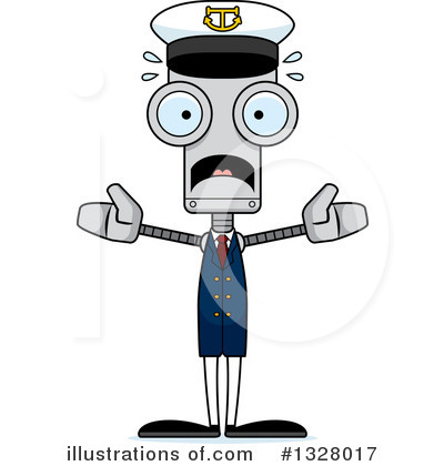 Royalty-Free (RF) Robot Clipart Illustration by Cory Thoman - Stock Sample #1328017