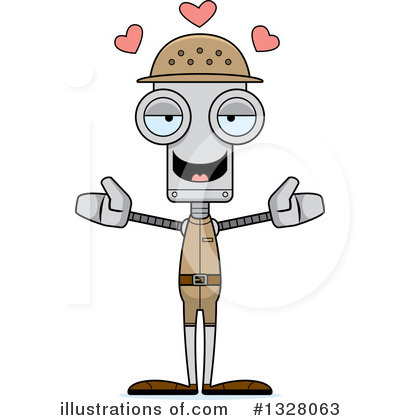Royalty-Free (RF) Robot Clipart Illustration by Cory Thoman - Stock Sample #1328063