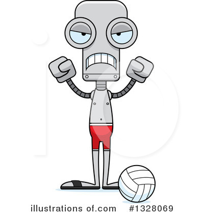 Royalty-Free (RF) Robot Clipart Illustration by Cory Thoman - Stock Sample #1328069