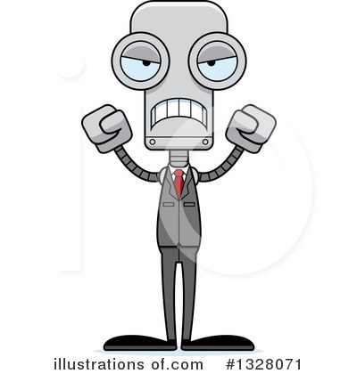 Royalty-Free (RF) Robot Clipart Illustration by Cory Thoman - Stock Sample #1328071
