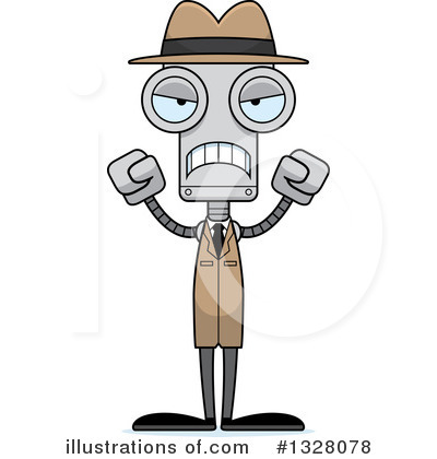 Royalty-Free (RF) Robot Clipart Illustration by Cory Thoman - Stock Sample #1328078