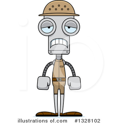 Royalty-Free (RF) Robot Clipart Illustration by Cory Thoman - Stock Sample #1328102