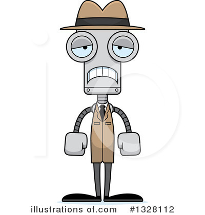 Royalty-Free (RF) Robot Clipart Illustration by Cory Thoman - Stock Sample #1328112