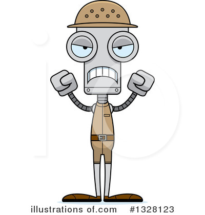 Royalty-Free (RF) Robot Clipart Illustration by Cory Thoman - Stock Sample #1328123