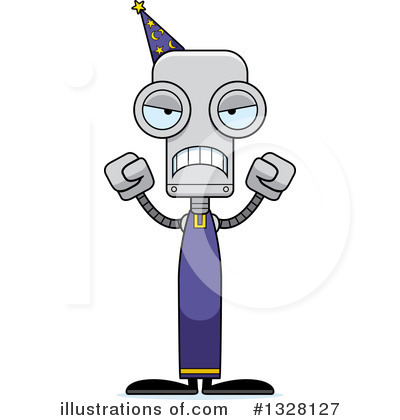 Royalty-Free (RF) Robot Clipart Illustration by Cory Thoman - Stock Sample #1328127
