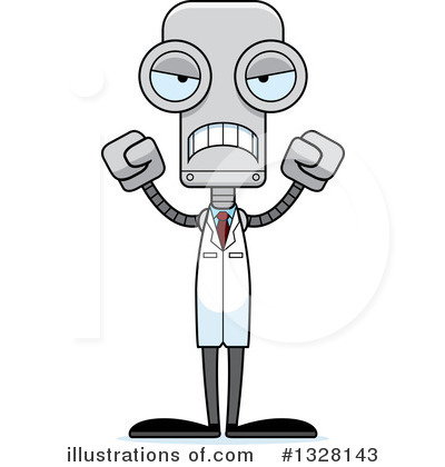 Royalty-Free (RF) Robot Clipart Illustration by Cory Thoman - Stock Sample #1328143