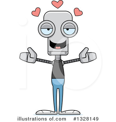 Royalty-Free (RF) Robot Clipart Illustration by Cory Thoman - Stock Sample #1328149