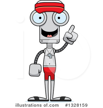 Royalty-Free (RF) Robot Clipart Illustration by Cory Thoman - Stock Sample #1328159