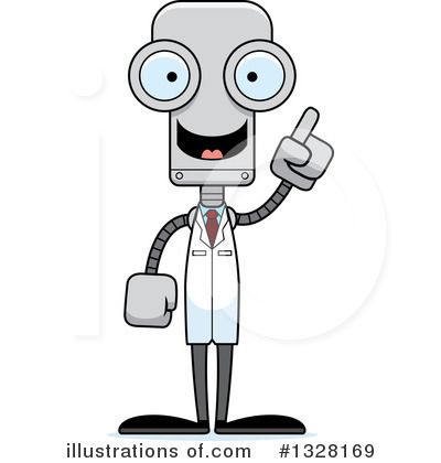 Royalty-Free (RF) Robot Clipart Illustration by Cory Thoman - Stock Sample #1328169