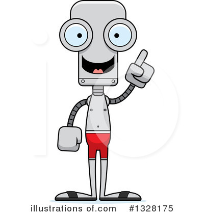 Royalty-Free (RF) Robot Clipart Illustration by Cory Thoman - Stock Sample #1328175