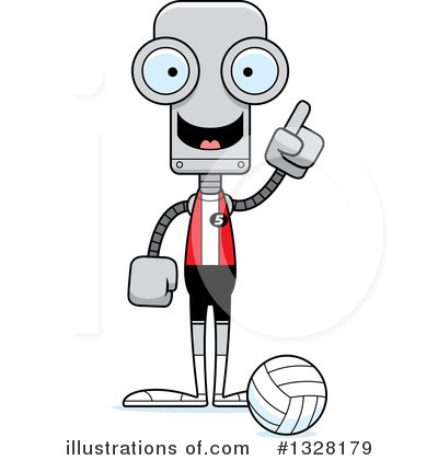 Royalty-Free (RF) Robot Clipart Illustration by Cory Thoman - Stock Sample #1328179