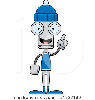 Royalty-Free (RF) Robot Clipart Illustration by Cory Thoman - Stock Sample #1328180