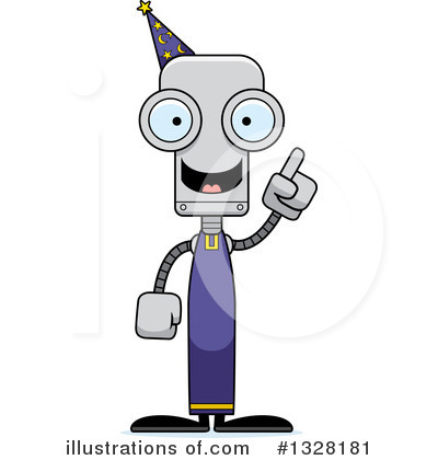 Royalty-Free (RF) Robot Clipart Illustration by Cory Thoman - Stock Sample #1328181