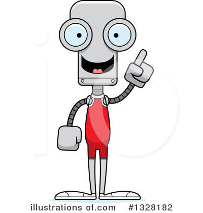 Royalty-Free (RF) Robot Clipart Illustration by Cory Thoman - Stock Sample #1328182