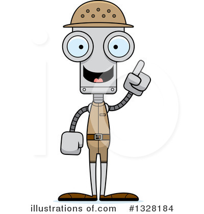 Royalty-Free (RF) Robot Clipart Illustration by Cory Thoman - Stock Sample #1328184