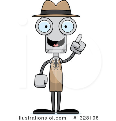 Royalty-Free (RF) Robot Clipart Illustration by Cory Thoman - Stock Sample #1328196