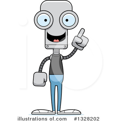 Royalty-Free (RF) Robot Clipart Illustration by Cory Thoman - Stock Sample #1328202