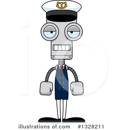 Royalty-Free (RF) Robot Clipart Illustration by Cory Thoman - Stock Sample #1328211