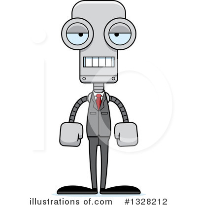 Royalty-Free (RF) Robot Clipart Illustration by Cory Thoman - Stock Sample #1328212