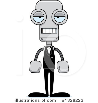 Royalty-Free (RF) Robot Clipart Illustration by Cory Thoman - Stock Sample #1328223