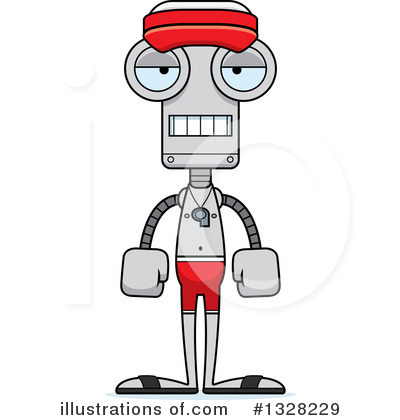 Royalty-Free (RF) Robot Clipart Illustration by Cory Thoman - Stock Sample #1328229