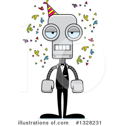 Royalty-Free (RF) Robot Clipart Illustration by Cory Thoman - Stock Sample #1328231