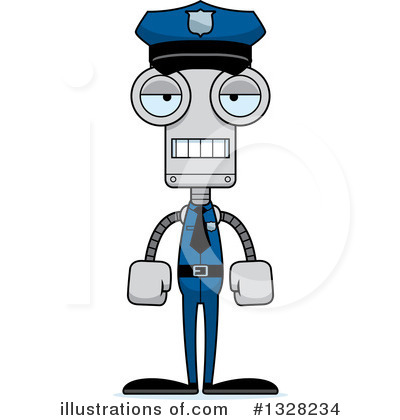 Royalty-Free (RF) Robot Clipart Illustration by Cory Thoman - Stock Sample #1328234