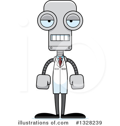 Royalty-Free (RF) Robot Clipart Illustration by Cory Thoman - Stock Sample #1328239