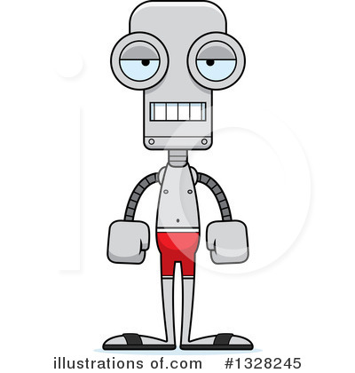 Royalty-Free (RF) Robot Clipart Illustration by Cory Thoman - Stock Sample #1328245