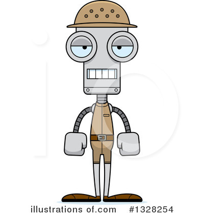 Royalty-Free (RF) Robot Clipart Illustration by Cory Thoman - Stock Sample #1328254