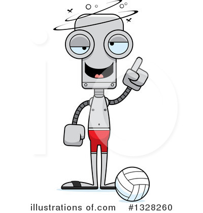 Royalty-Free (RF) Robot Clipart Illustration by Cory Thoman - Stock Sample #1328260