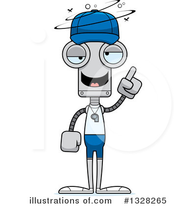 Royalty-Free (RF) Robot Clipart Illustration by Cory Thoman - Stock Sample #1328265