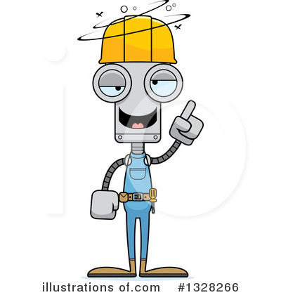 Royalty-Free (RF) Robot Clipart Illustration by Cory Thoman - Stock Sample #1328266