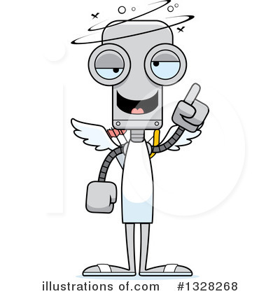 Royalty-Free (RF) Robot Clipart Illustration by Cory Thoman - Stock Sample #1328268