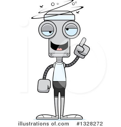 Royalty-Free (RF) Robot Clipart Illustration by Cory Thoman - Stock Sample #1328272