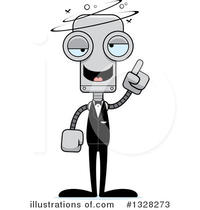 Royalty-Free (RF) Robot Clipart Illustration by Cory Thoman - Stock Sample #1328273