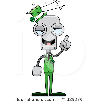 Royalty-Free (RF) Robot Clipart Illustration by Cory Thoman - Stock Sample #1328276