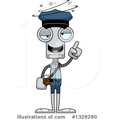 Royalty-Free (RF) Robot Clipart Illustration by Cory Thoman - Stock Sample #1328280