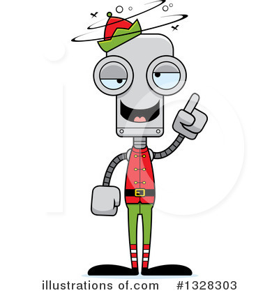 Royalty-Free (RF) Robot Clipart Illustration by Cory Thoman - Stock Sample #1328303