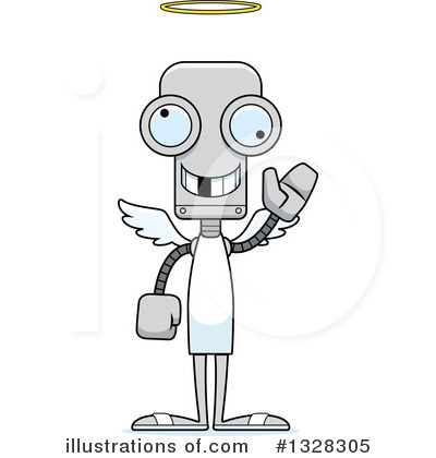 Royalty-Free (RF) Robot Clipart Illustration by Cory Thoman - Stock Sample #1328305