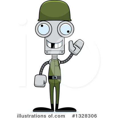Royalty-Free (RF) Robot Clipart Illustration by Cory Thoman - Stock Sample #1328306