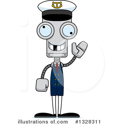 Royalty-Free (RF) Robot Clipart Illustration by Cory Thoman - Stock Sample #1328311